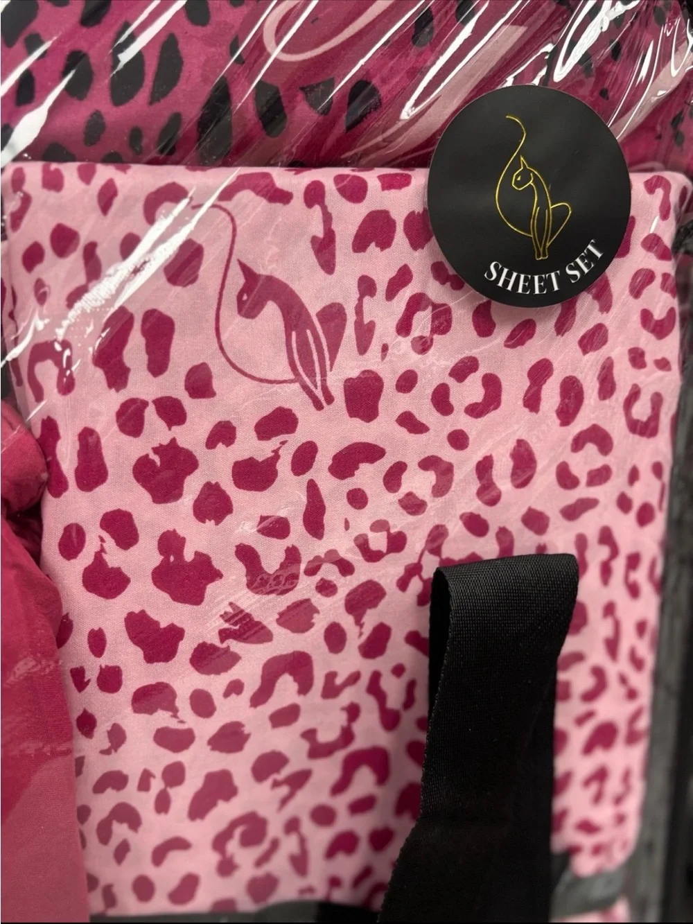 RARE NWT Y2K Baby Phat Pink Leopard Cheetah Queen 8-Piece Bed Set Complete
